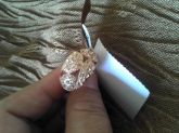 Anel Rose Strass